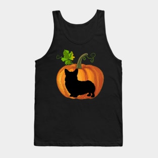 Corgi in pumpkin Tank Top